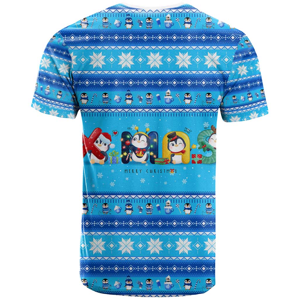 Funny Grumpy Penguin Christmas T-Shirt All I Want for Christmas Is You To Leave Me Alone Graphic Tee