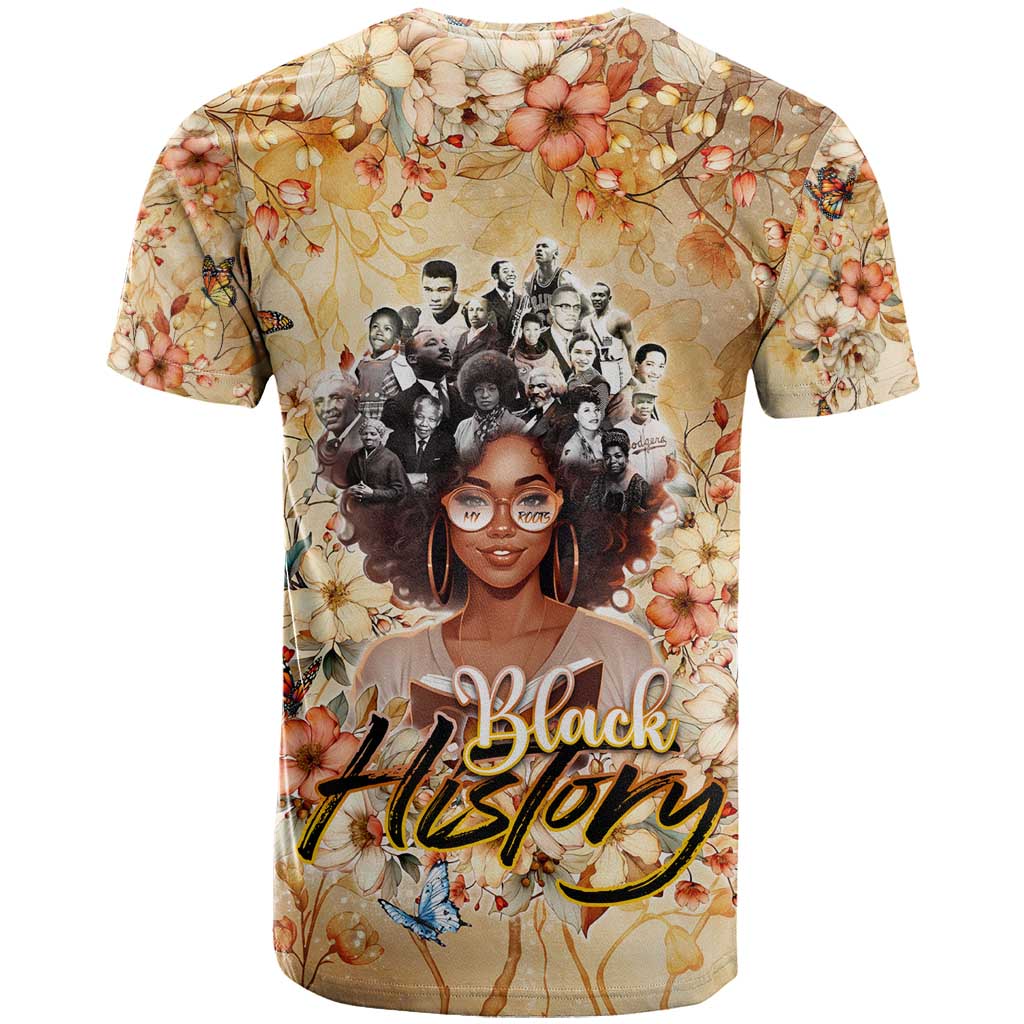 Black History My Roots T-Shirt Civil Rights Leaders African Women Graphic Tee