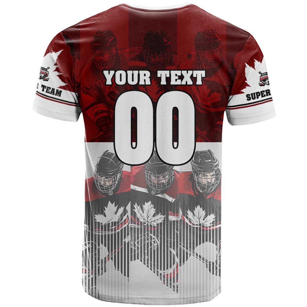 Canada Super Team T-Shirt Dynamic Ice Hockey Legacy Graphic Tee