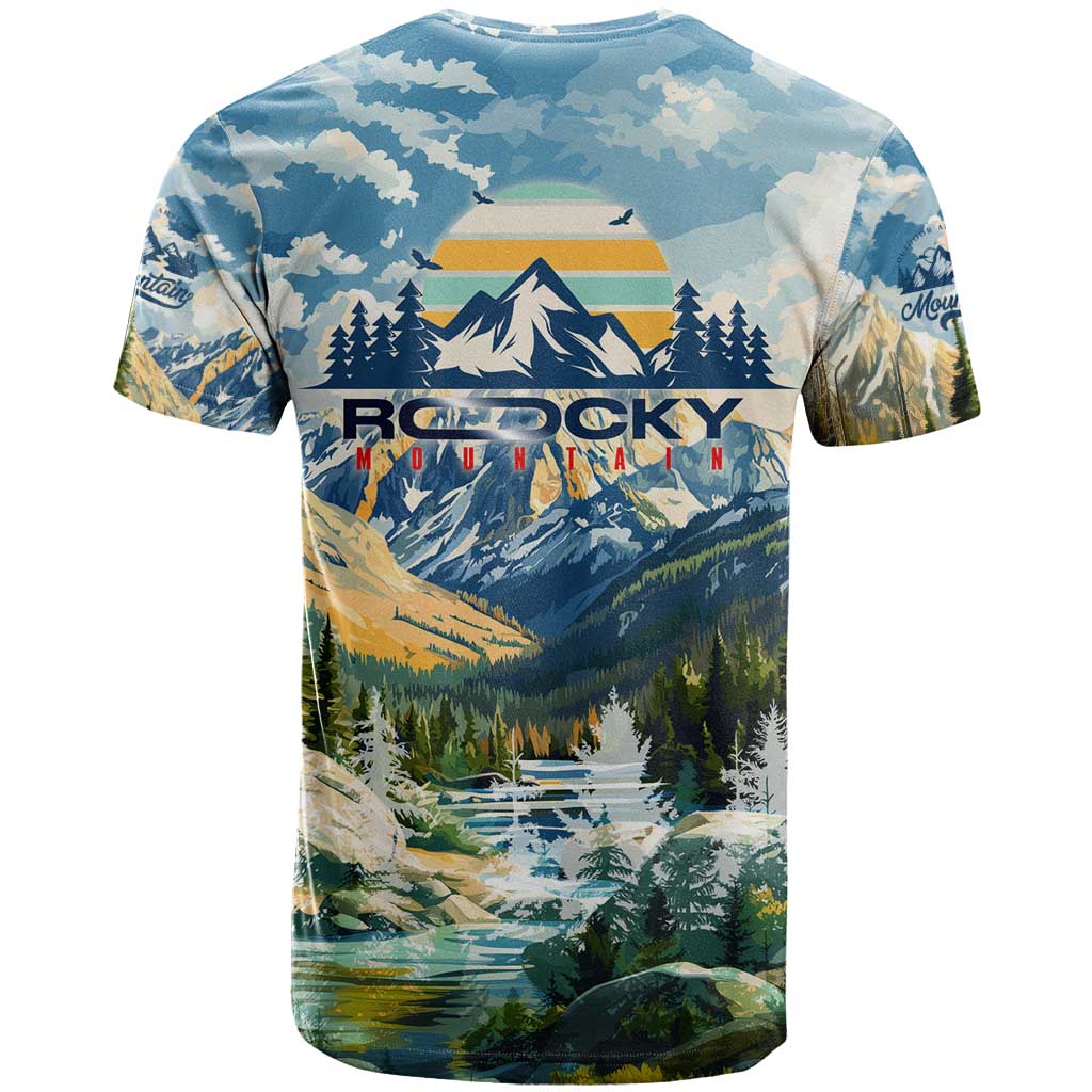 Wilderness of Rocky Mountains T-Shirt Graphic Tee