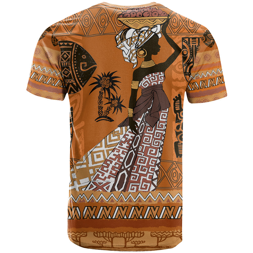 Personalized Beautiful Woman African T-Shirt Graphic Tee