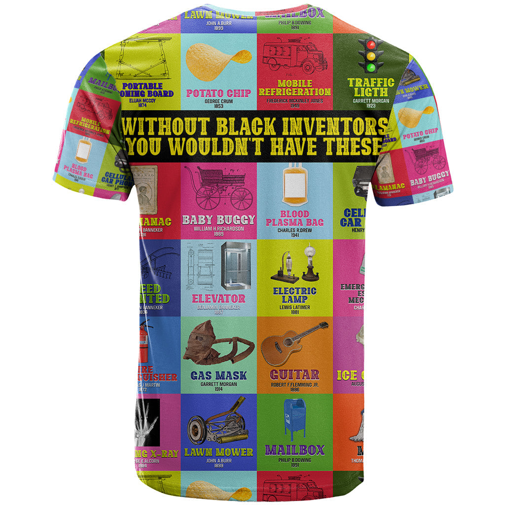 Black Inventions T-Shirt African-American Inventors Graphic Tee