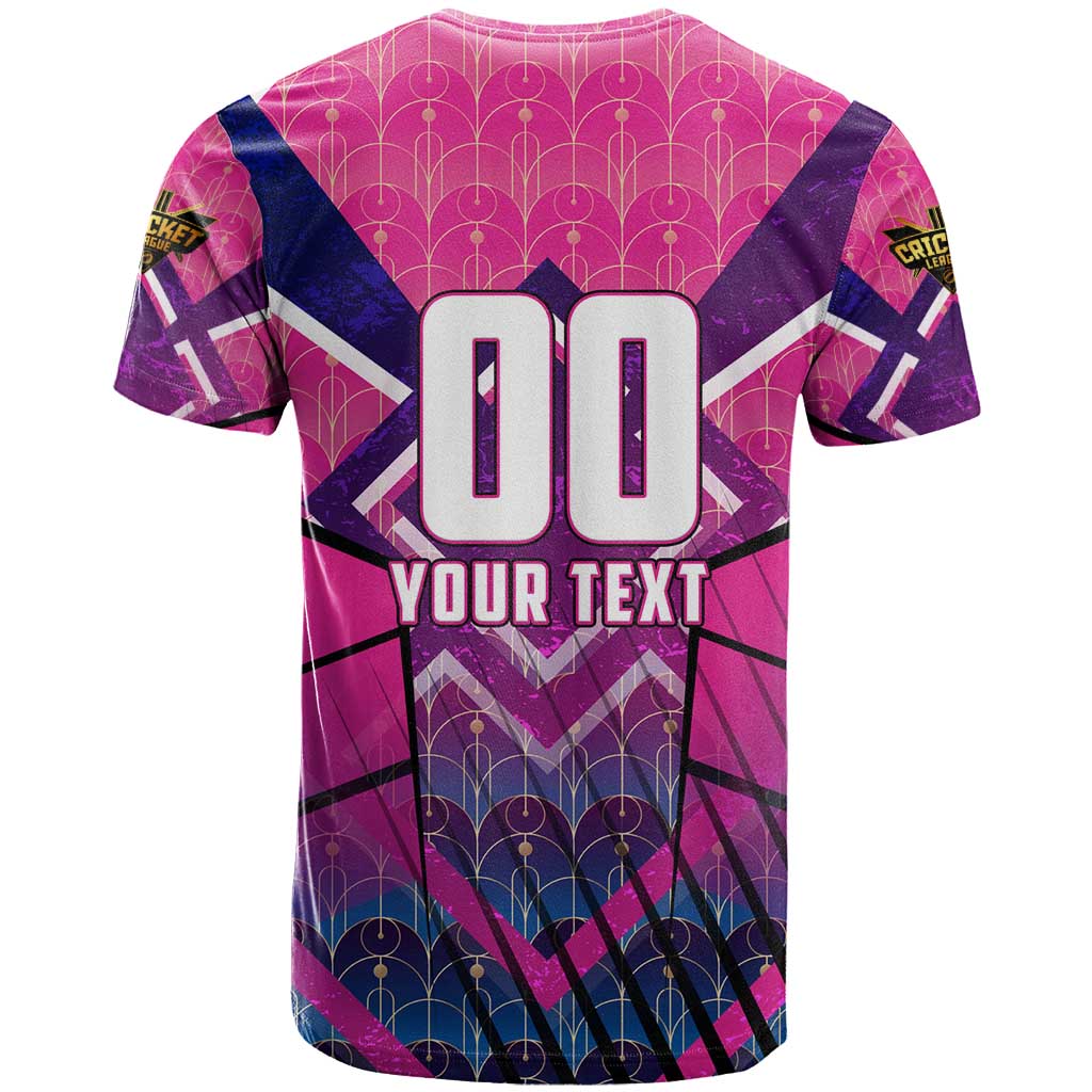 Personalised Barbados Cricket Royals T-Shirt Crowned in Rhythm Style Graphic Tee