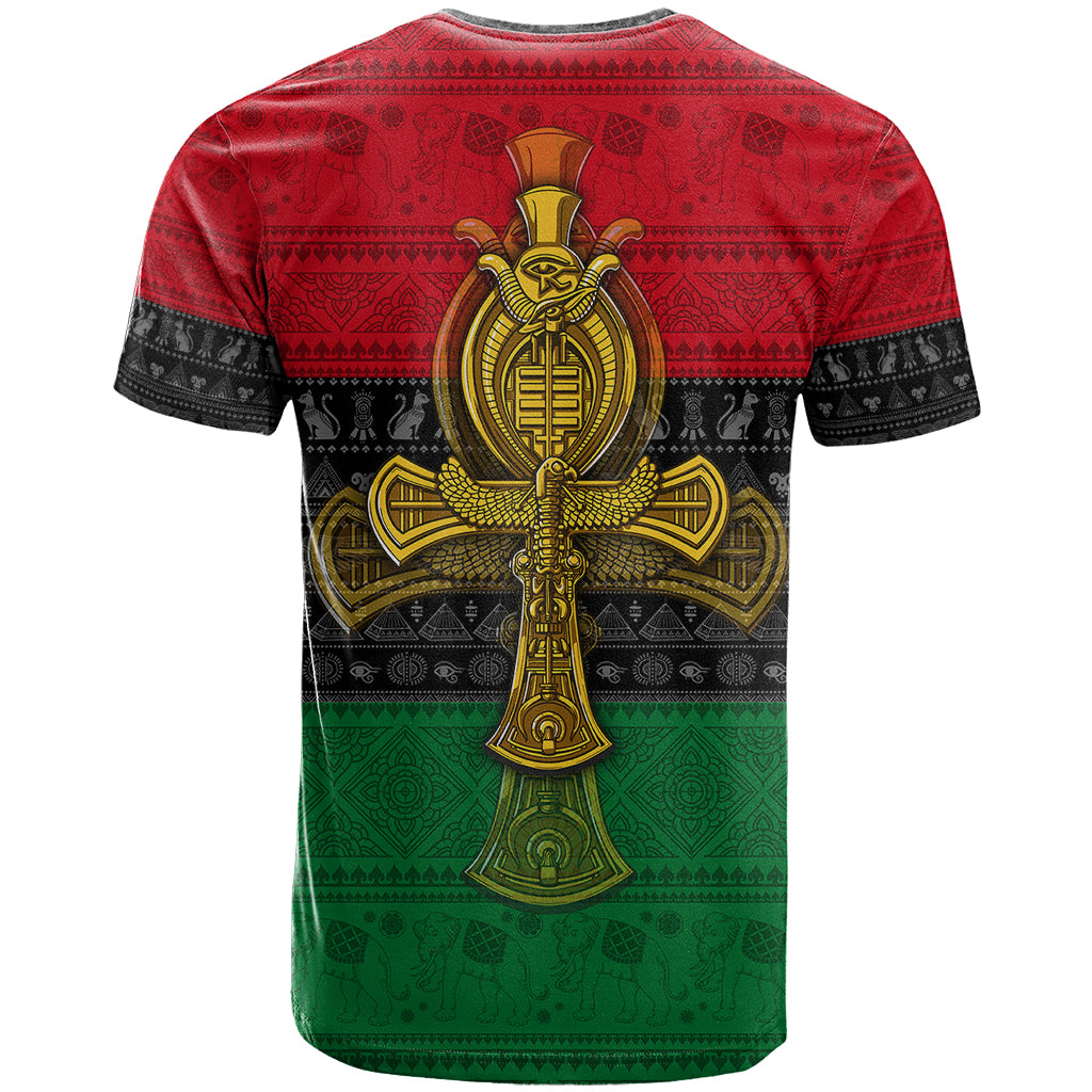Pan African Ankh T-Shirt Graphic Tee
