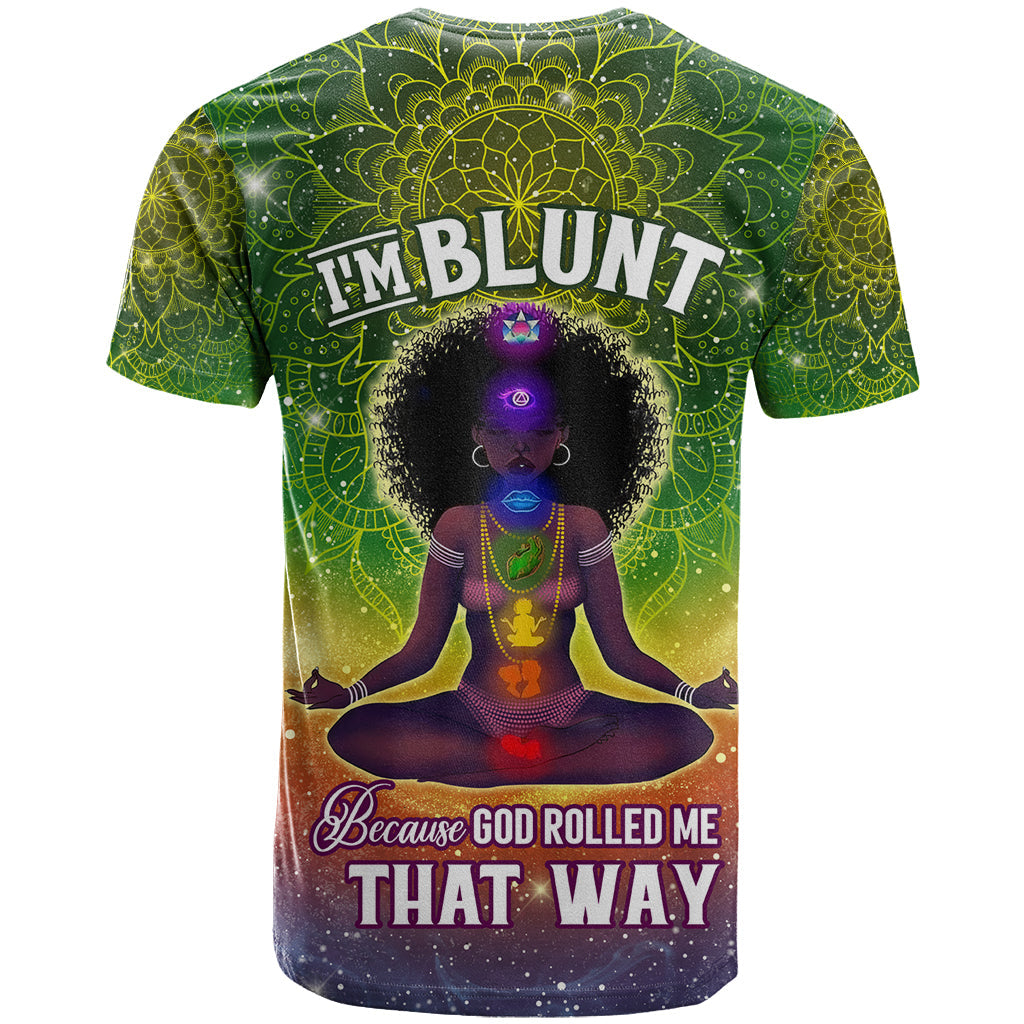 I'm Blunt African T-Shirt Black Women Mandala Graphic Tee
