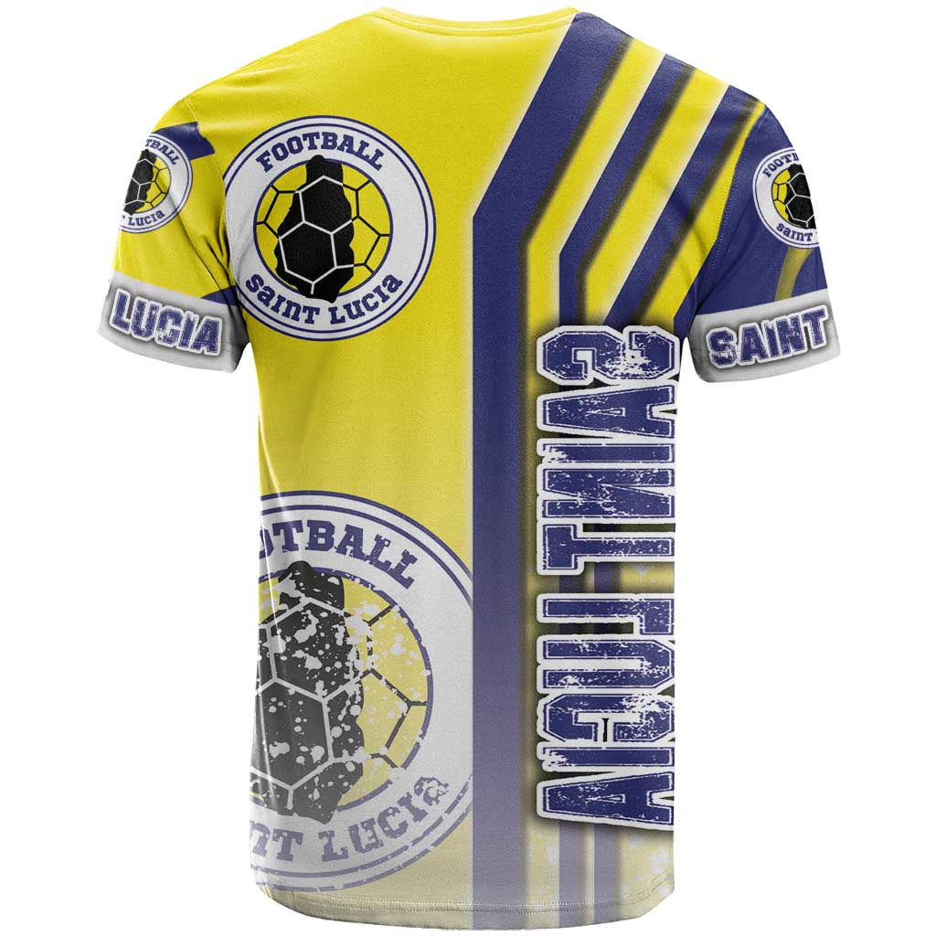 Saint Lucia Football T-Shirt Piton Boyz Soccer - Road To Champion Graphic Tee