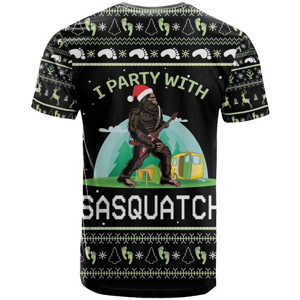 I'm Party With Sasquatch Camping T-Shirt I'm Party With Sasquatch Graphic Tee