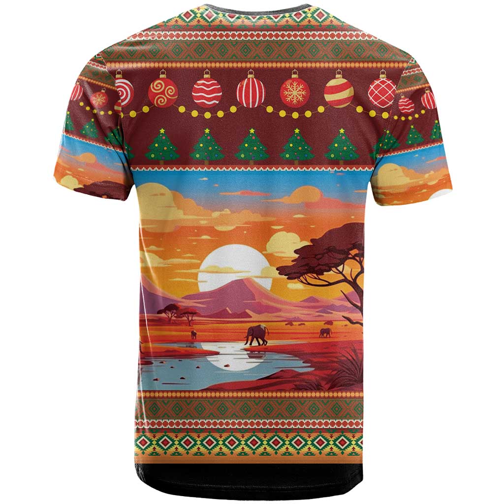 African Heritage and Celebrated Christmas T-Shirt Graphic Tee