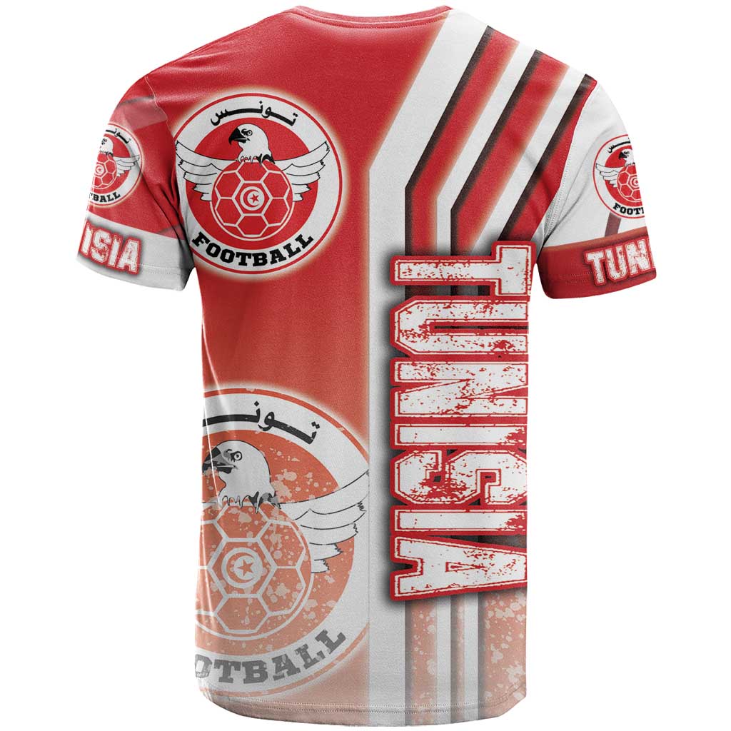 Tunisia Football T-Shirt Eagles of Carthage Soccer - Road To Champion Graphic Tee