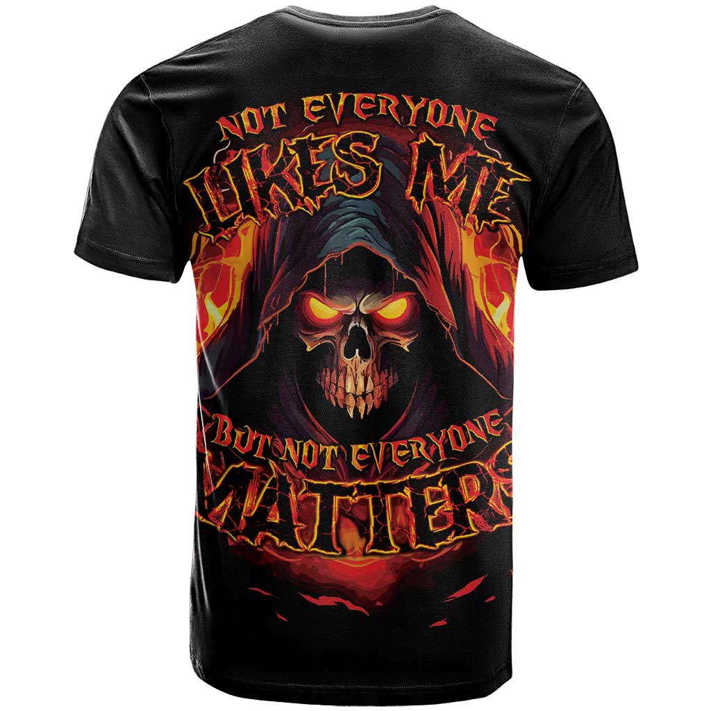 Not Everyone Likes Me Skull Reaper T-Shirt Graphic Tee