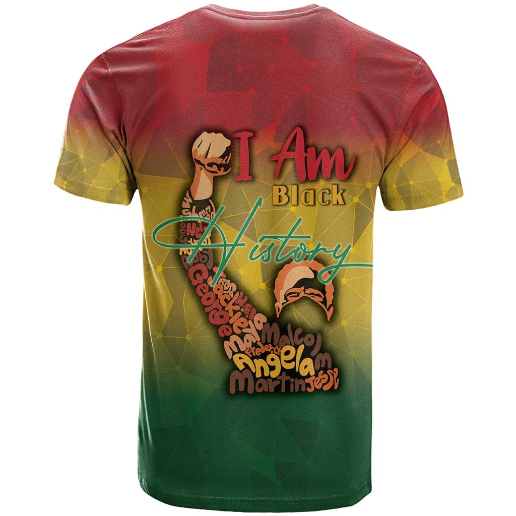 Black History Month T-Shirt Africa I Am Black Graphic Tee
