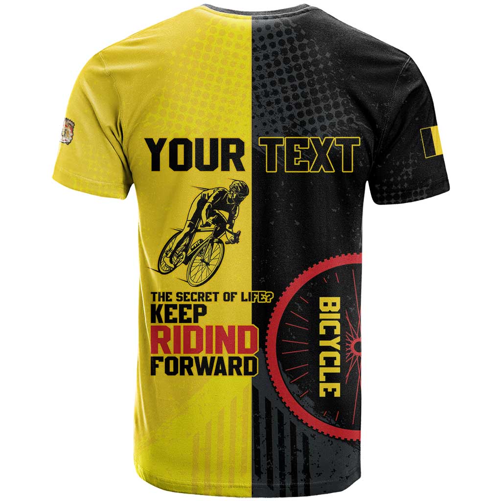 Personalized Belgium Cycling T-Shirt Just Enjoy The Ride Graphic Tee