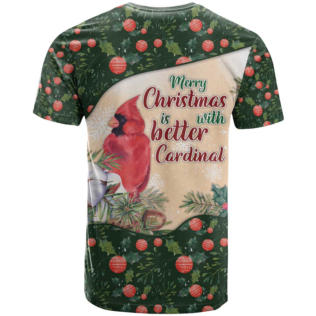 Memorial Cardinal Christmas T-Shirt When A Cardinal Appears Loved One Is Near Graphic Tee