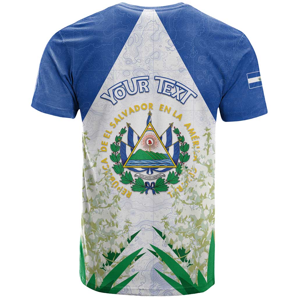 Personalized El Salvador T-Shirt Torogoz Bird Map Graphic Tee