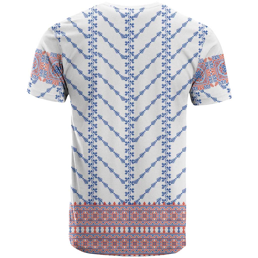 Traditional Romanian Costume T-Shirt National Folk Patterns Graphic Tee