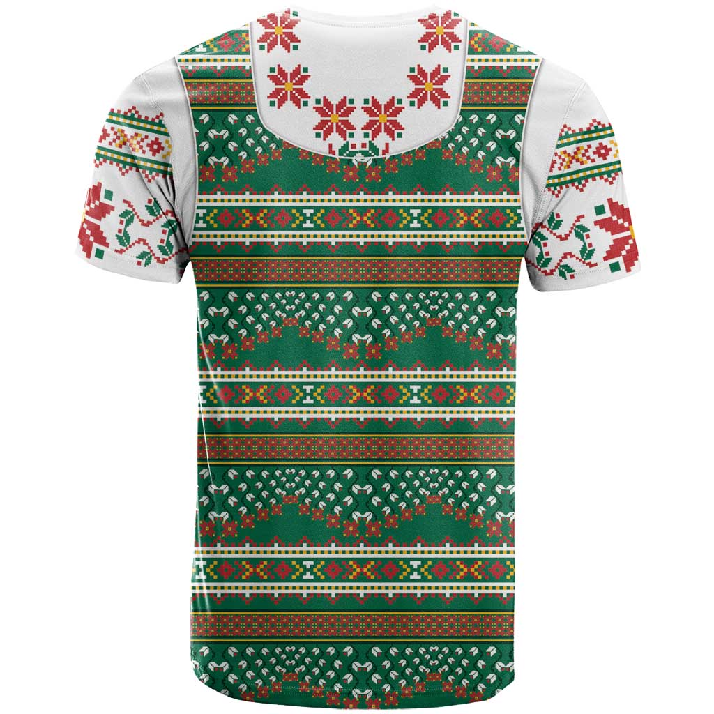 Lithuanian National Costume T-Shirt Traditional Folk Pattern Graphic Tee