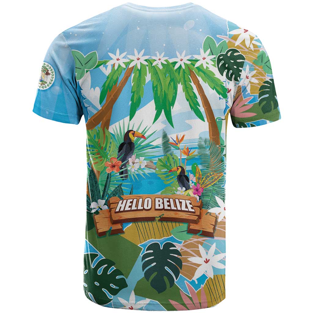 Toucan Belize T-Shirt Tropical Vibes Graphic Tee