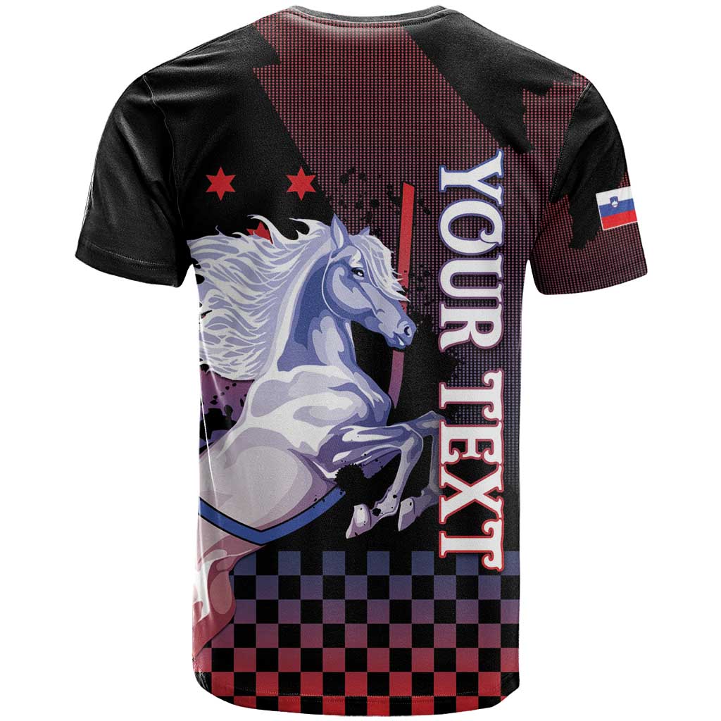 Personalized Slovenia T-Shirt The Lipizzaner Horse Graphic Tee