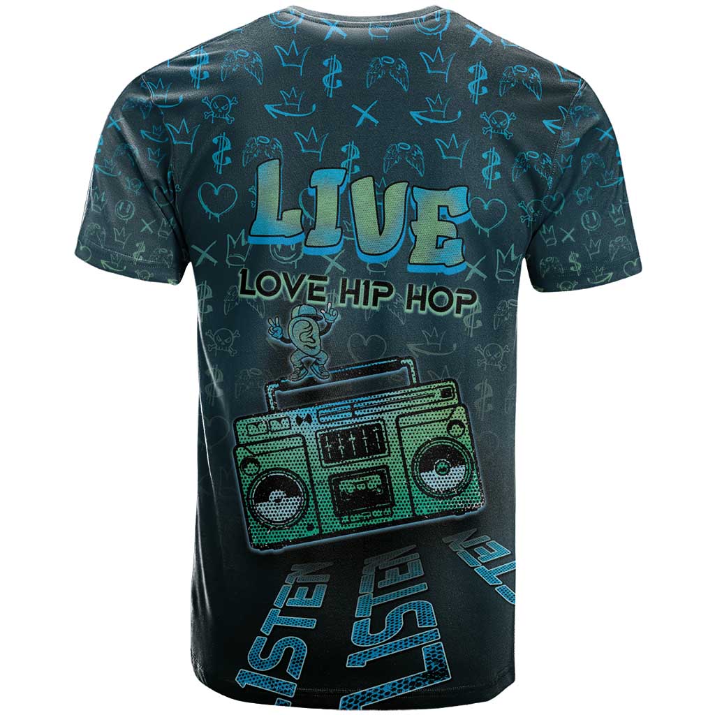 Dope Like Hip Hop T-Shirt Hiphop Graffiti Style Graphic Tee