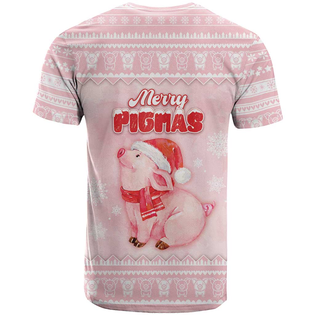 Merry Pigmas T-Shirt Is It Too Late To Be Nice Graphic Tee