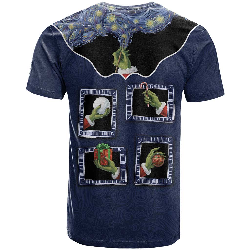 Western Yoke T-Shirt Grinch Art Parody Christmas Graphic Tee
