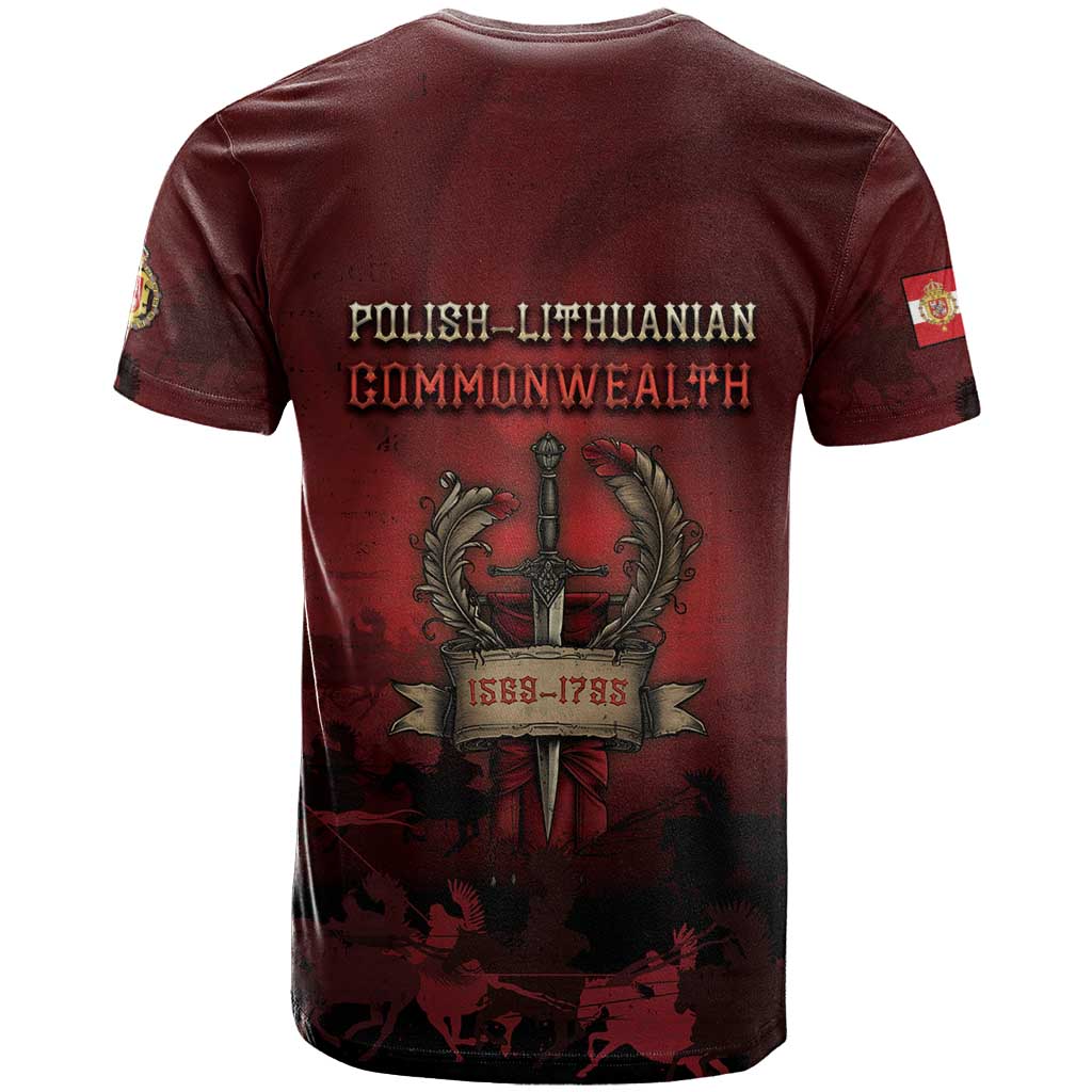 Polish Lithuanian Commonwealth T-Shirt Winged Hussar Warrior Battle Of Vienna Graphic Tee
