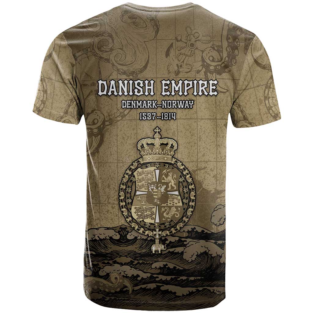 Danish Empire T-Shirt Denmark Norway Union And Kraken Graphic Tee