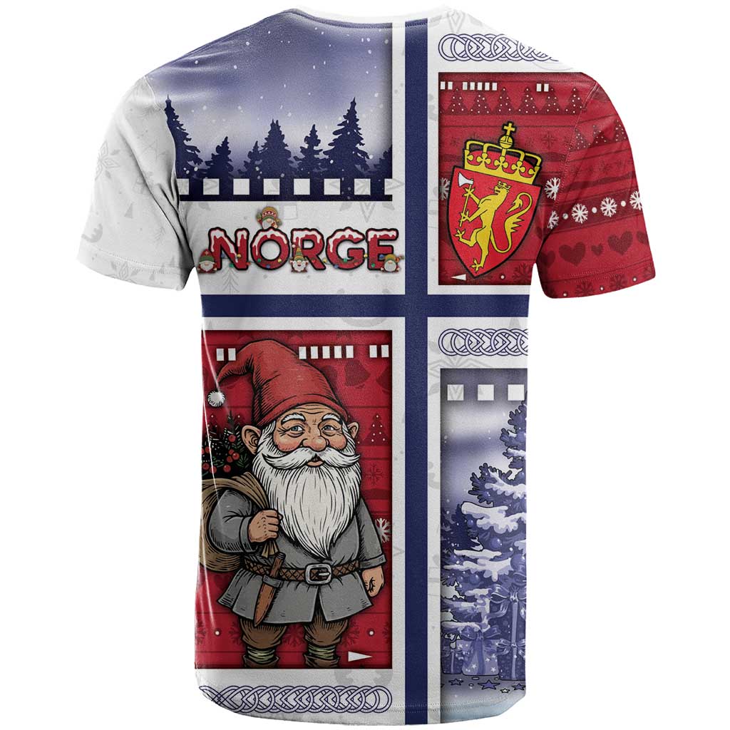 Norway Christmas T-Shirt Julenisse God Jul Graphic Tee