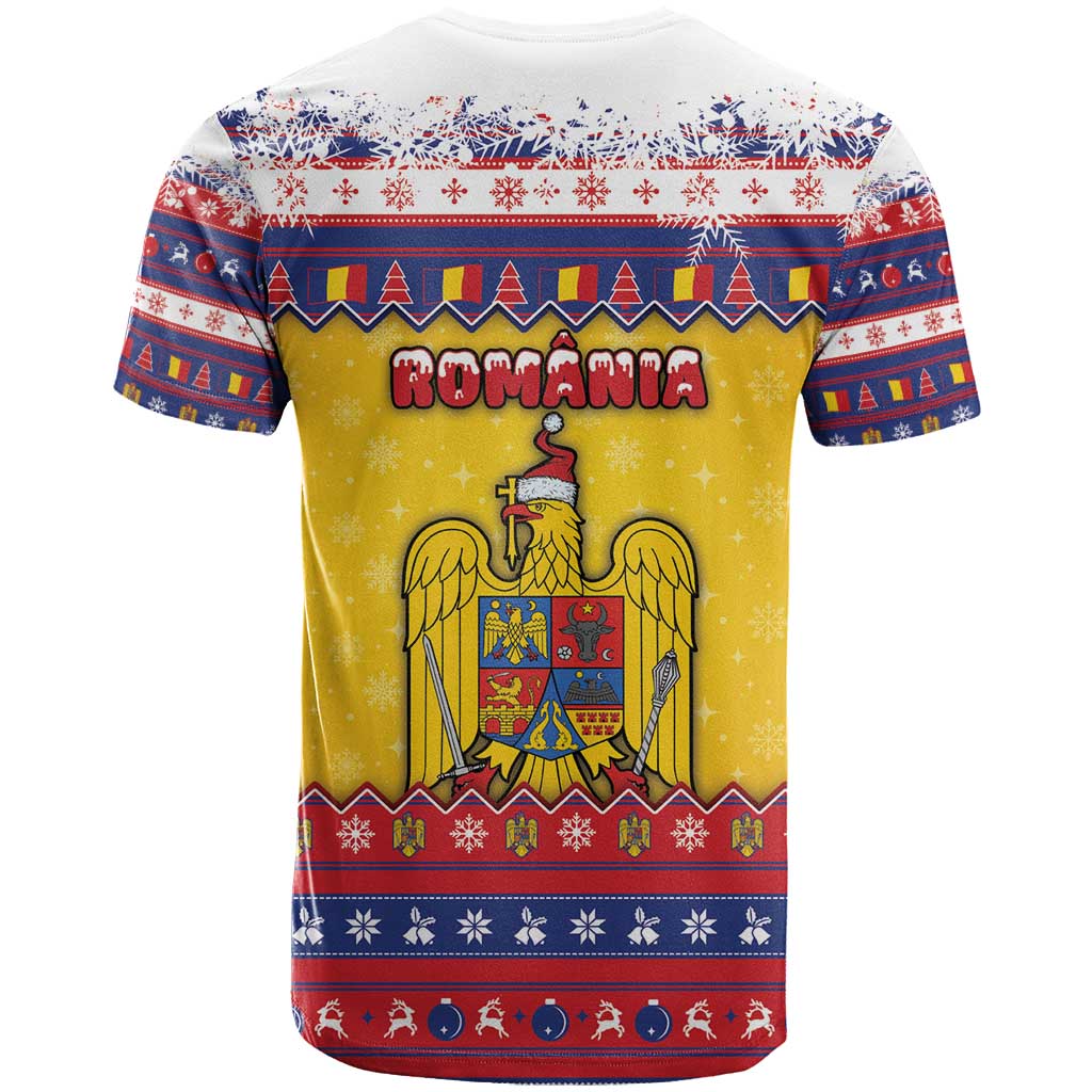 Romania Christmas T-Shirt Romanian Masked Santa Graphic Tee