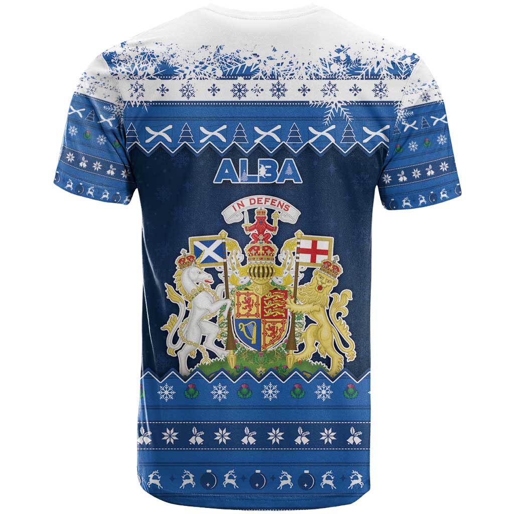Scotland Christmas T-Shirt Scottish Santa Claus Graphic Tee