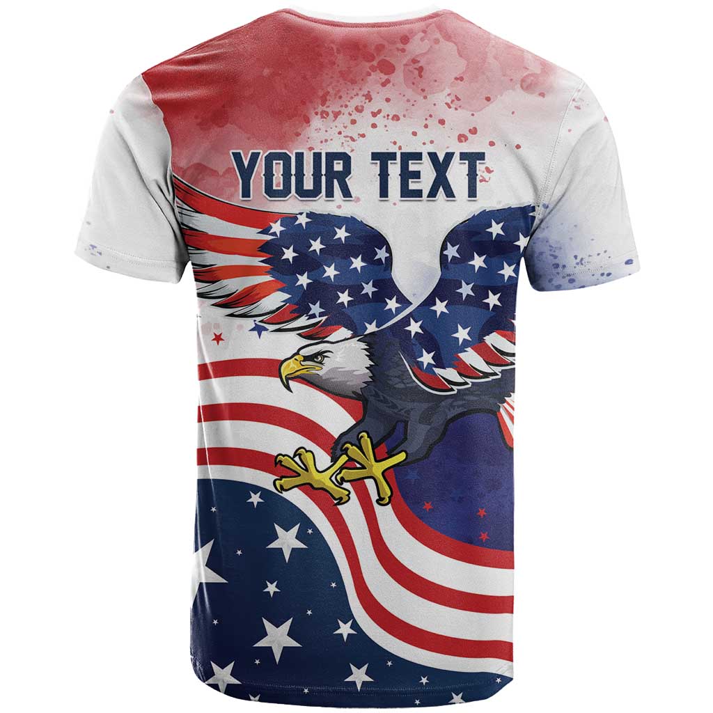 Personalized USA 250 Years of Freedom T-Shirt American Patriotic Tee