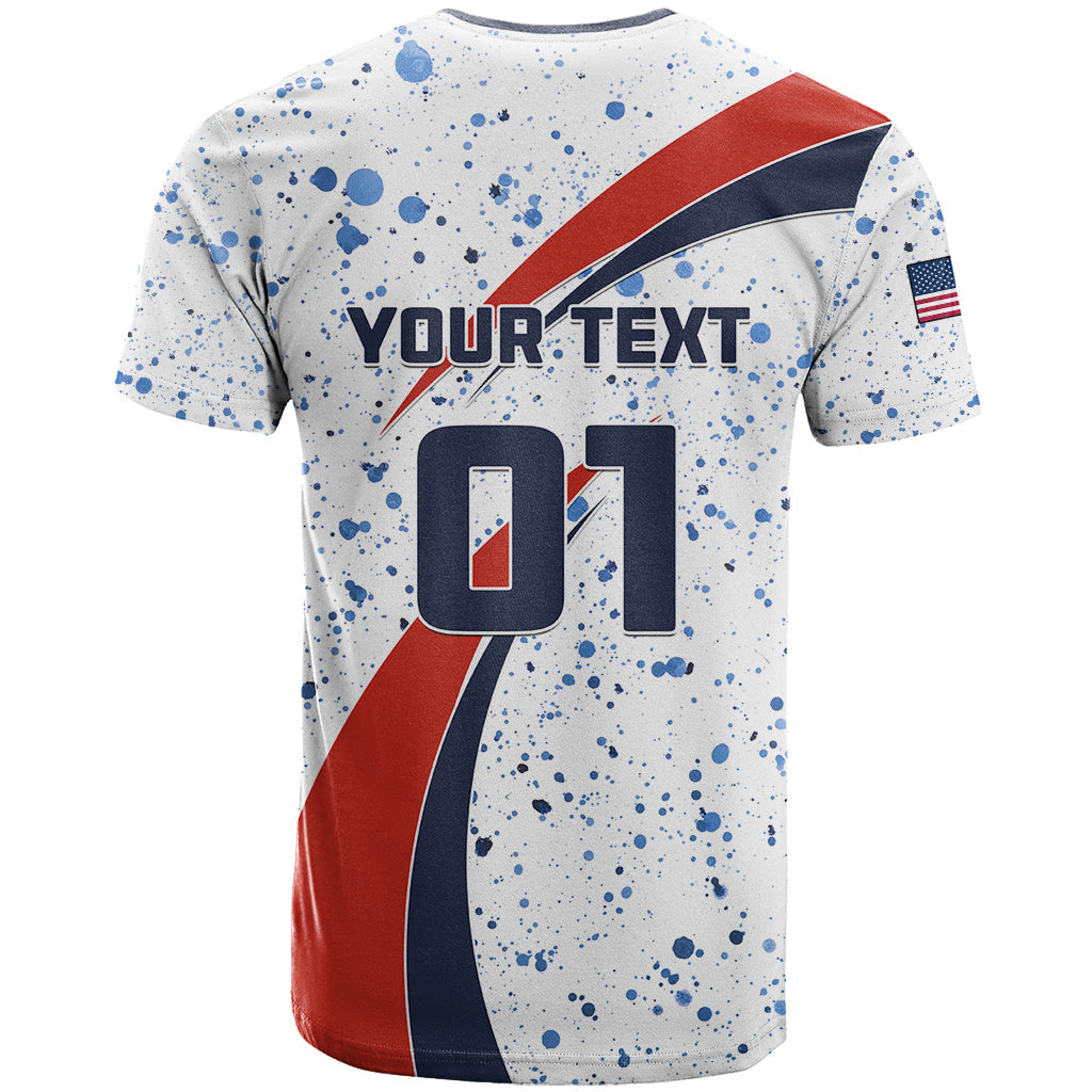 Personalised United States Soccer T-Shirt USA Coat Of Arms Sporty Style Graphic Tee