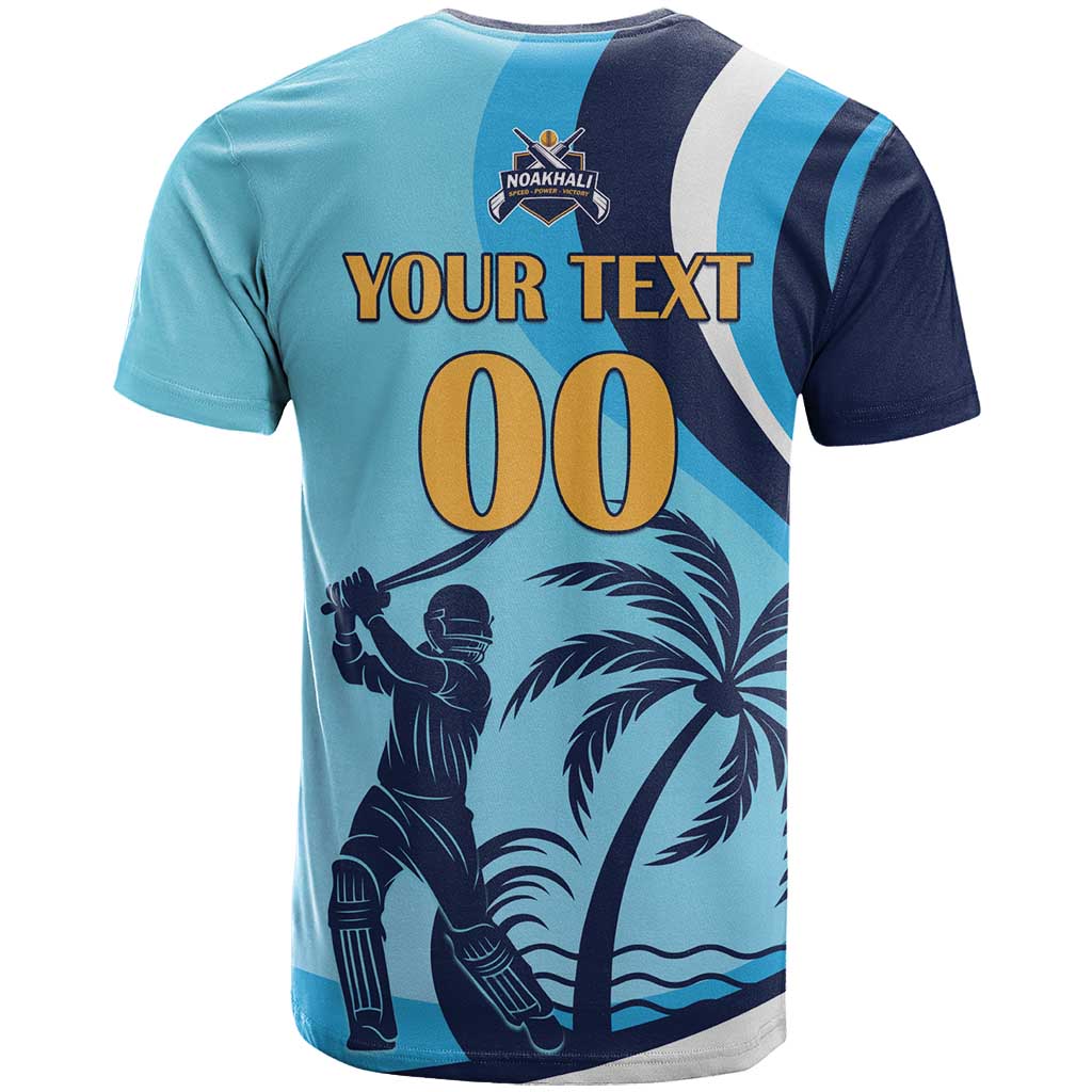 Custom Noakhali Cricket Express T-Shirt Speed Power Victory Graphic Tee