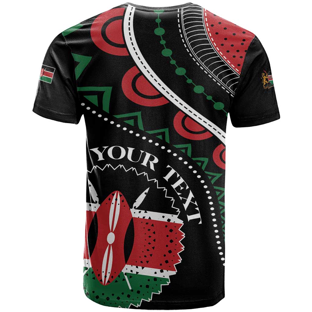 Personalized Kenya T-Shirt Harambee African Pattern Graphic Tee