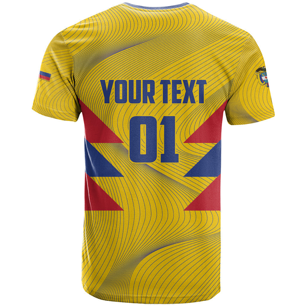 Personalized Colombia 2024 Football T-Shirt Go Los Cafeteros Graphic Tee