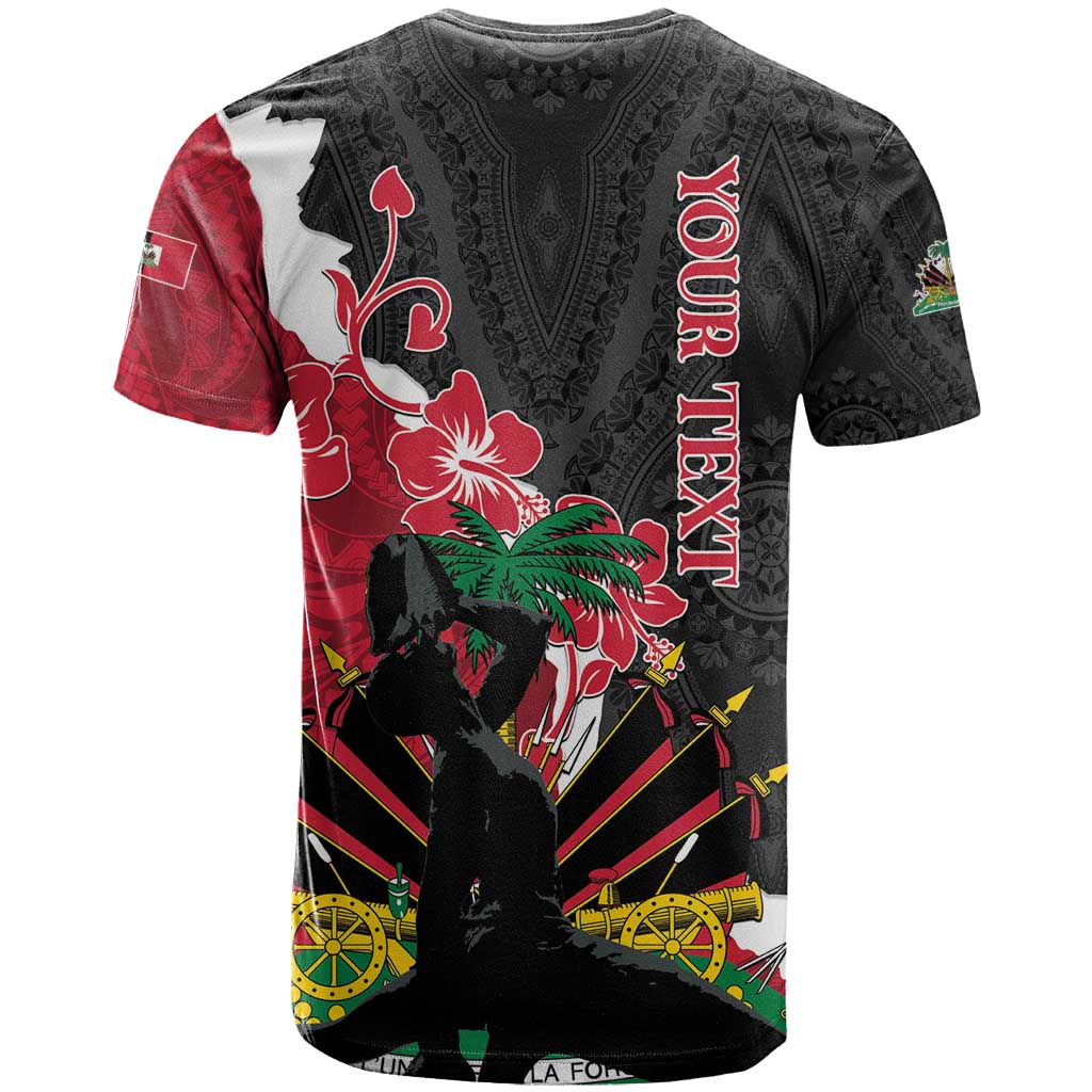 Personalised Ayiti Neg Marron T-Shirt Dashiki Mix Polynesian Pattern Graphic Tee