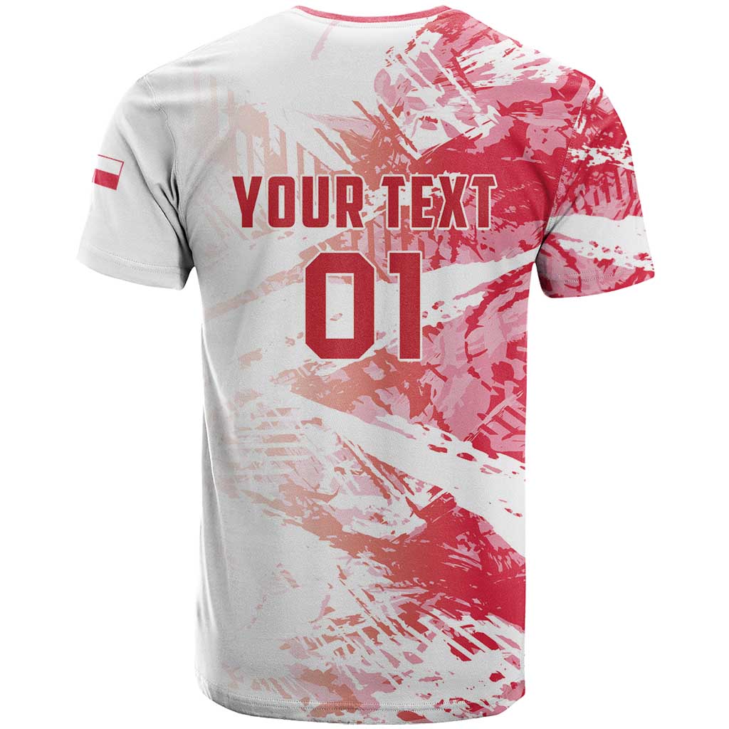 Custom Poland 2024 Football T-Shirt Orly Go Champions Graphic Tee