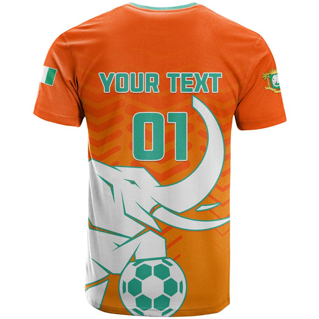 Ivory Coast Football T-Shirt Go Les Elephants Graphic Tee