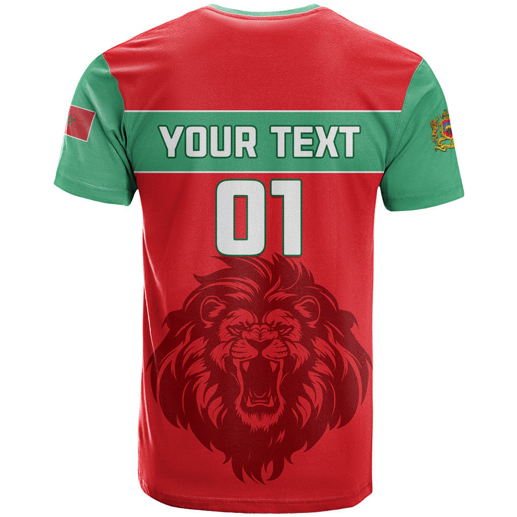 Morocco Football T-Shirt Go The Atlas Lions Graphic Tee