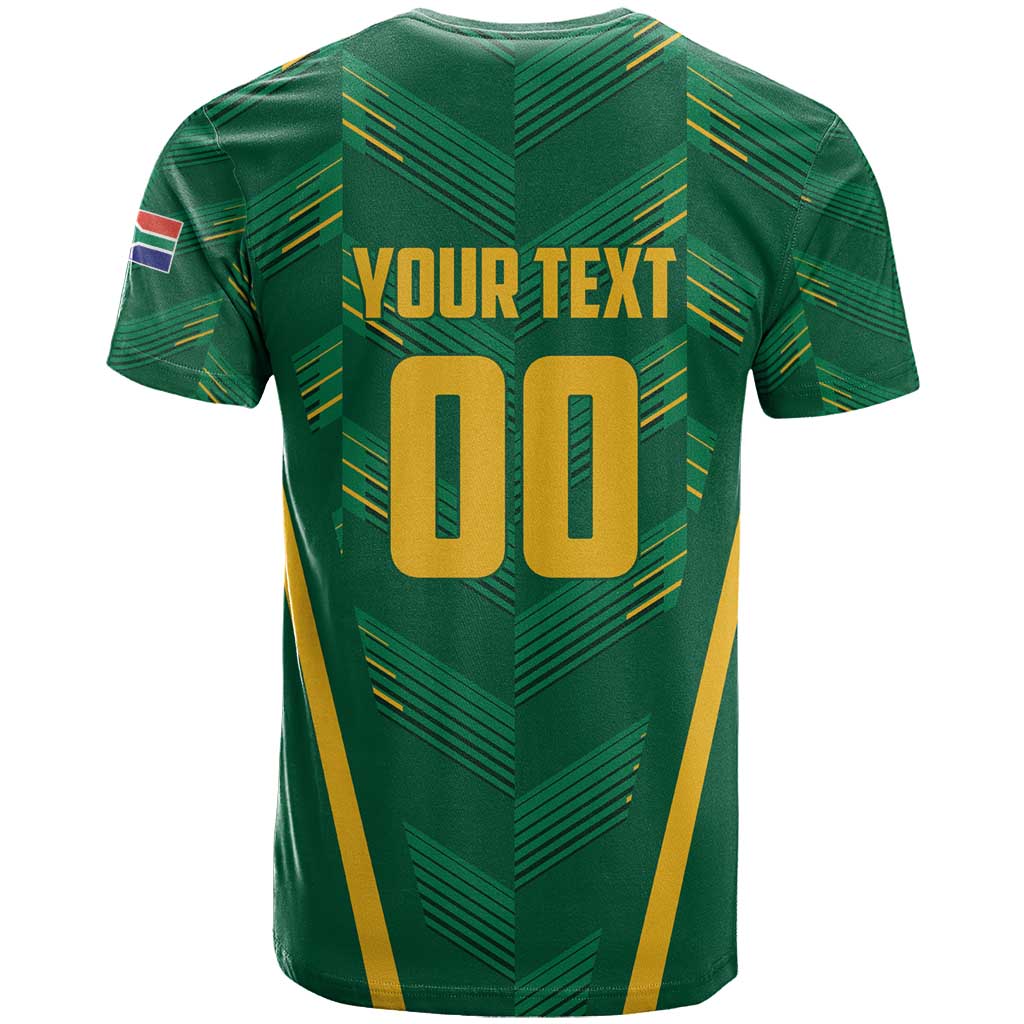 Custom South Africa Cricket T-Shirt SA Protea Woza Nawe Graphic Tee