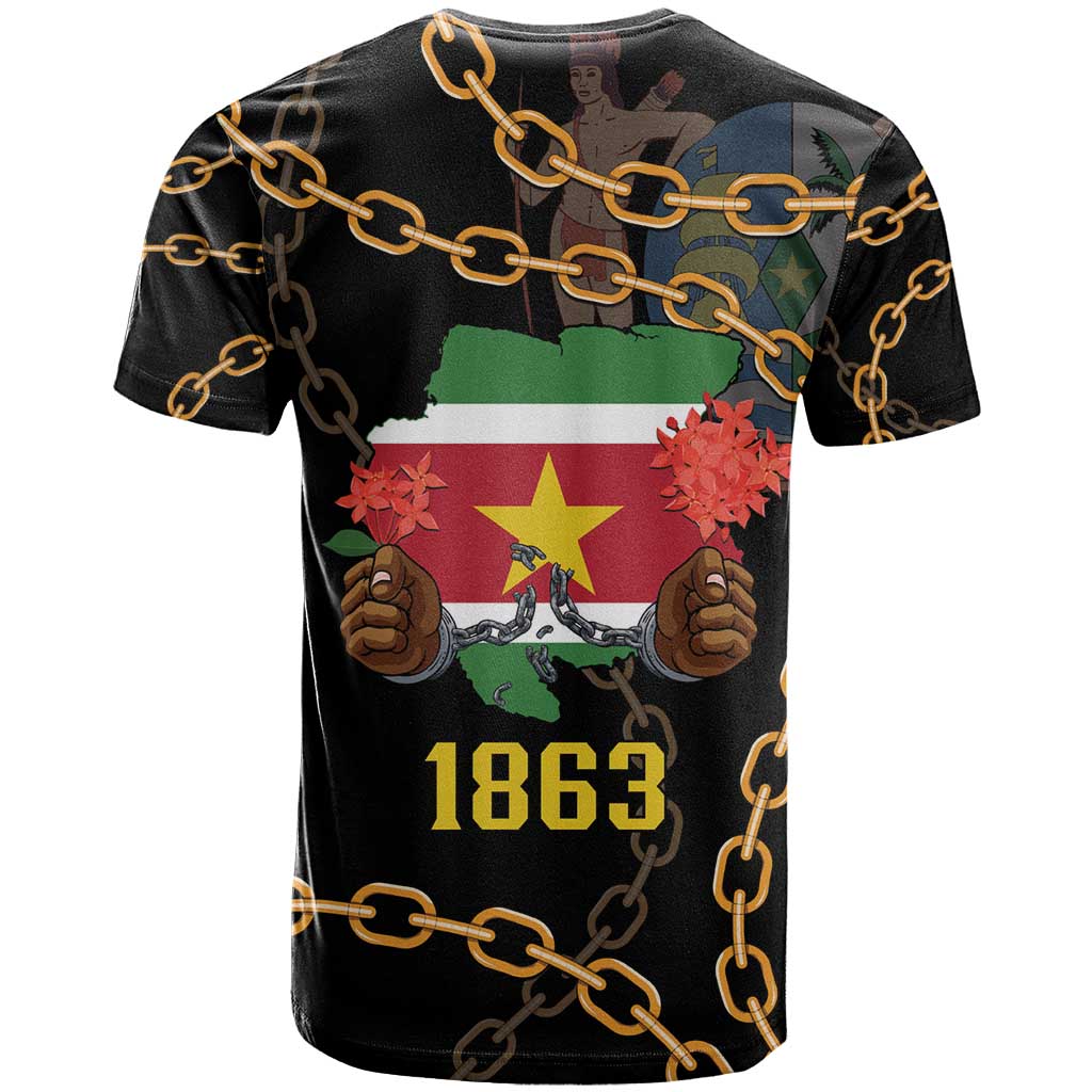 Suriname Keti Koti T-Shirt Kettingsnijden Prisiri Manspasi Graphic Tee