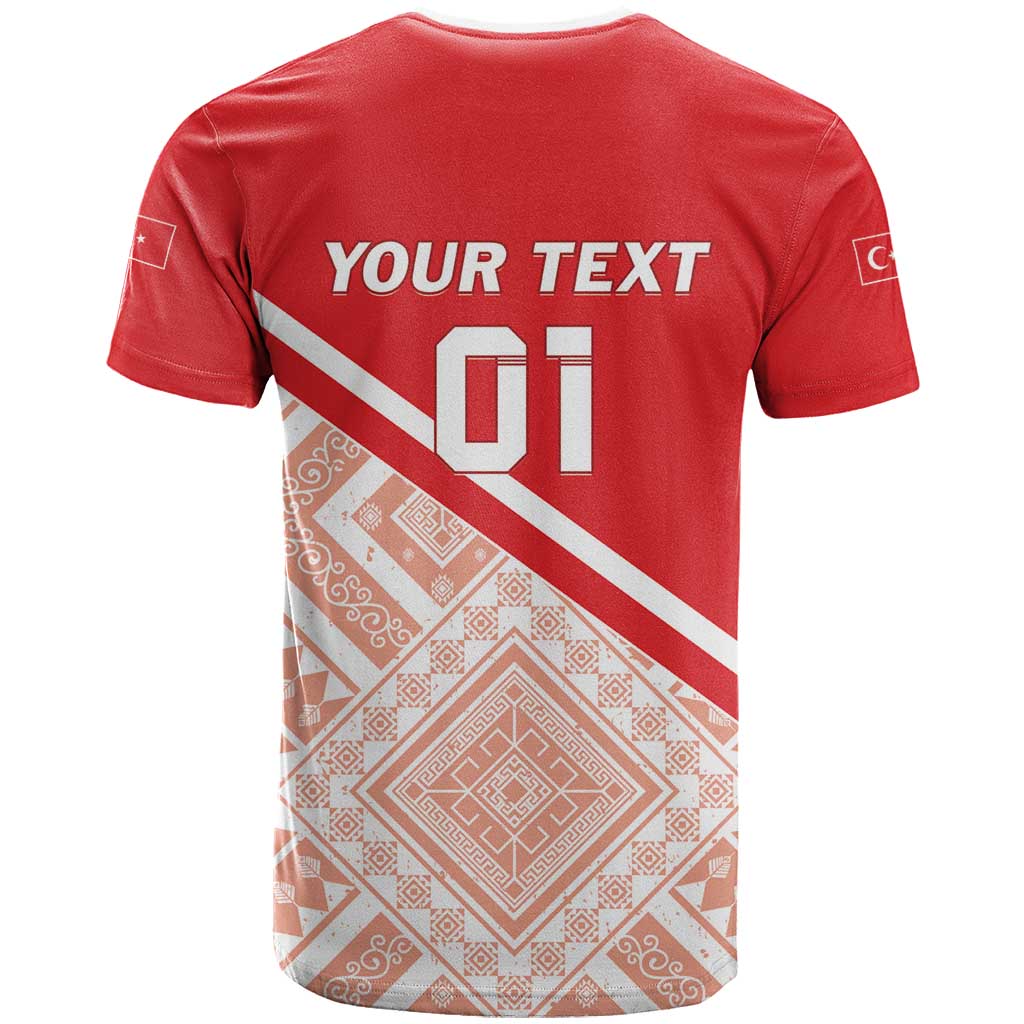 Custom Turkey 2024 Football T-Shirt Ay Yldzllar Biz Bitti Demeden Bitmez Graphic Tee