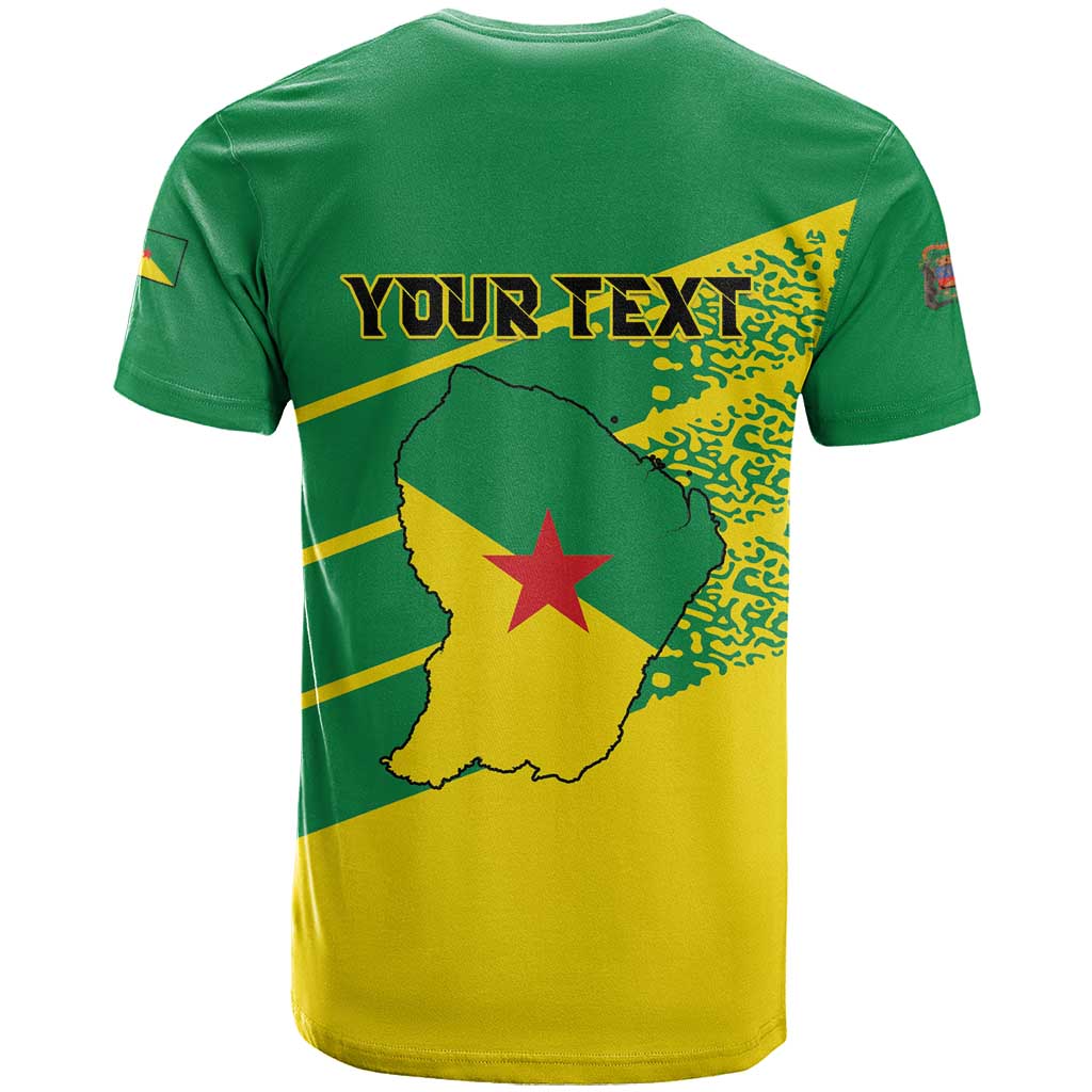Personalized French Guiana T-Shirt Lagwiyann In My Heart Graphic Tee