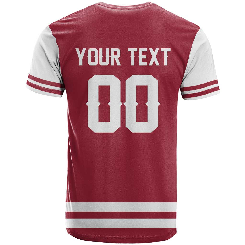 Custom Hockey 2026 Latvia T-Shirt Latvians Go Champions Graphic Tee