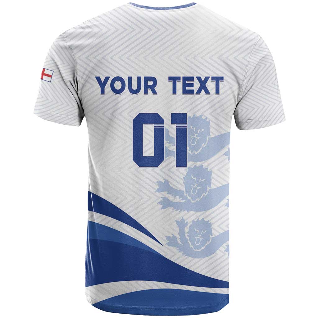 England 2024 Football T-Shirt Three Lions Go Champions Graphic Tee