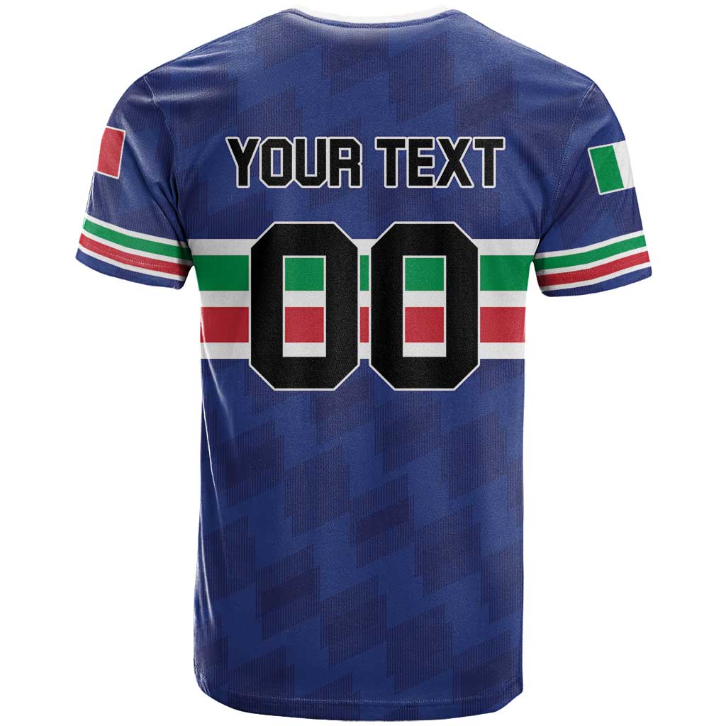 Custom Hockey 2026 Italy T-Shirt Gli Azzurri Go Champions Graphic Tee