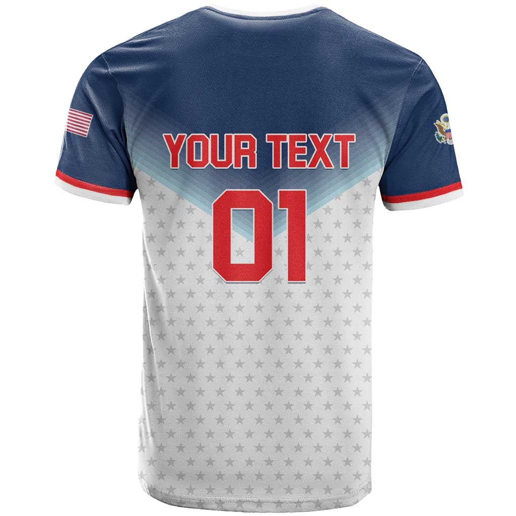 Custom USA Basketball Team T-Shirt Shine Like Stars Graphic Tee