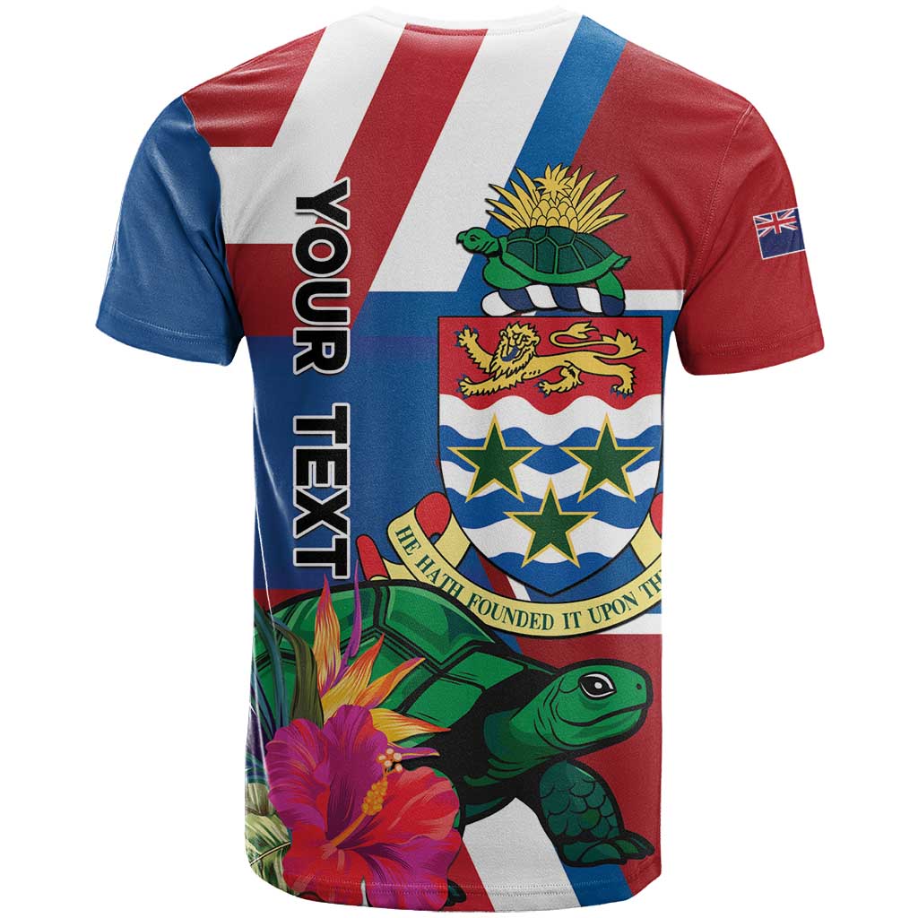 Personalised Cayman Islands T-Shirt Tropical Green Turtle Graphic Tee