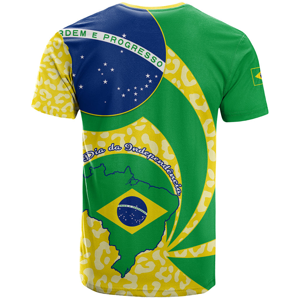 Brazil Independence Day T-Shirt Sete de Setembro Flag Style Graphic Tee