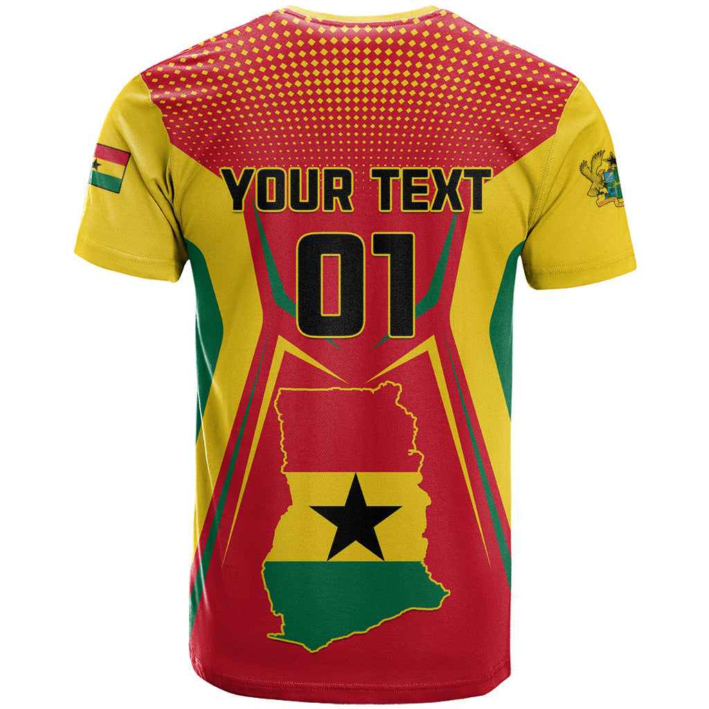 Ghana Football T-Shirt I Love Black Stars Graphic Tee